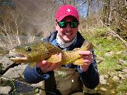 Ben and Marble trout, April